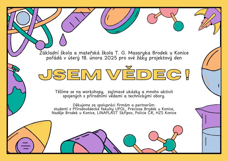 Projektový den Jsem vědec!