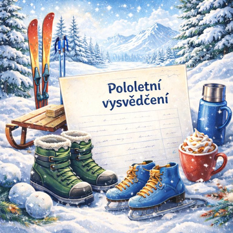 Ukončení 1. pololetí, pololetní prázdniny