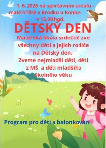 Mezinárodní den dětí – dětské odpoledne