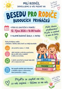 Beseda pro rodiče budoucích prvňáčků