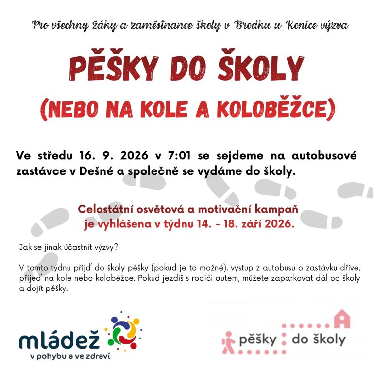 Výzva Pěšky do školy