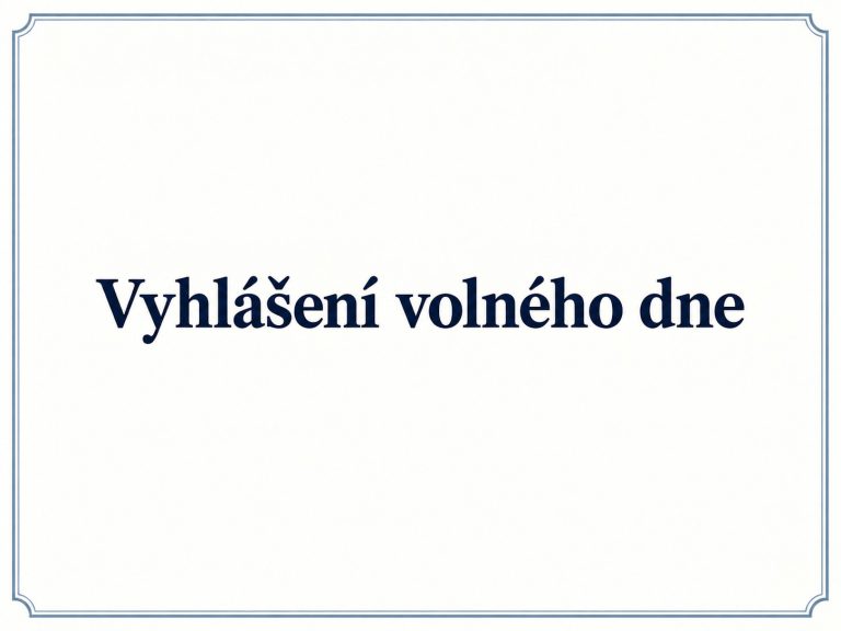 Vyhlášení volného dne pro žáky 16. 11. 2026